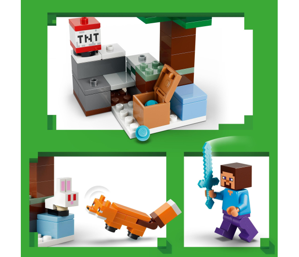 LEGO MINECRAFT 21583 Przygoda Steve’a w tajdze - 1473415 - zdjęcie 15